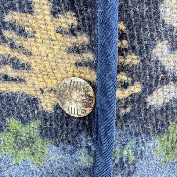 Vintage Ivy Jacket Womens Medium Western Cabin Fair Isle Cozy Aztec Southwestern - Picture 6 of 10